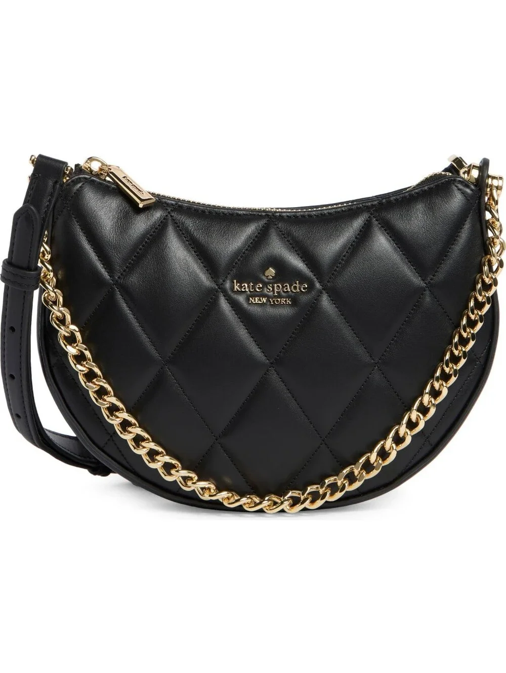 Kate Spade New York Bag Carey Quilted Crossbody Bag-Black NWT Authentic